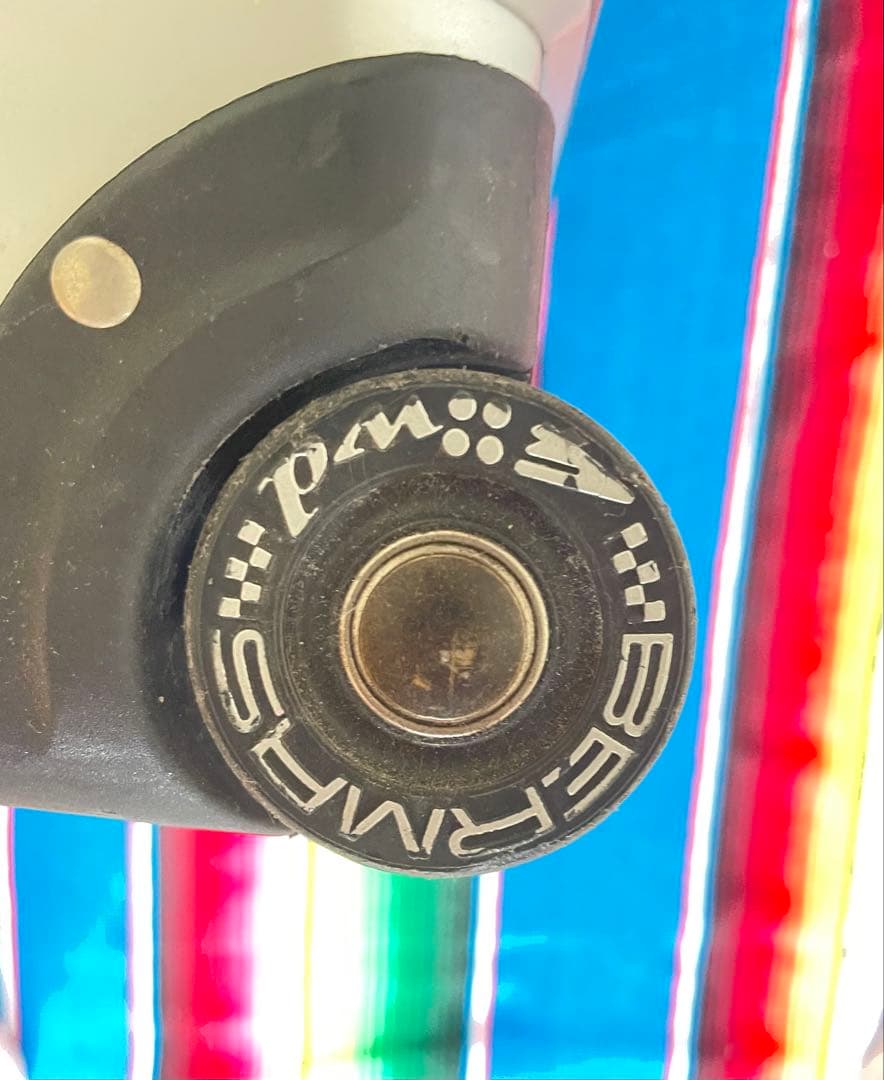 キャスター付 ビンテージアルミキャリーケース　TSAベルト付