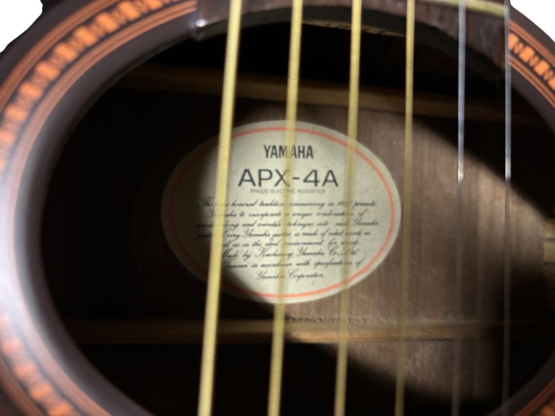 YAMAHA エレアコ APX-4A ヤマハ ハードケース付 アコースティック