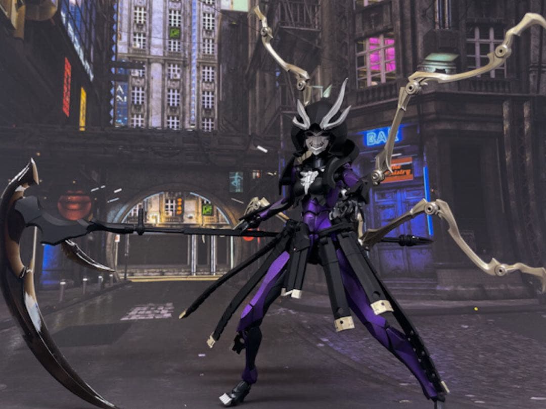 無限邂逅メガロマリアネクロフェイス　完成品　創彩少女庭園　ショートウィッグ付き