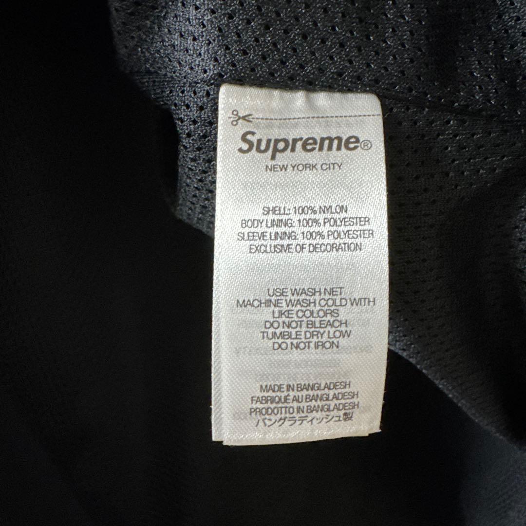 Supreme Contrast Piping Track Jacket 黒 M
