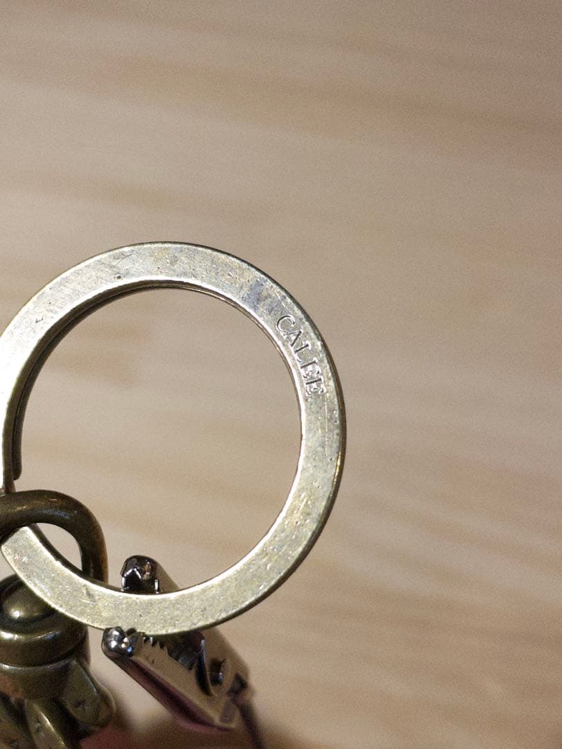 廃盤 CALEE キャリー ウォレットチェーン 真鍮製