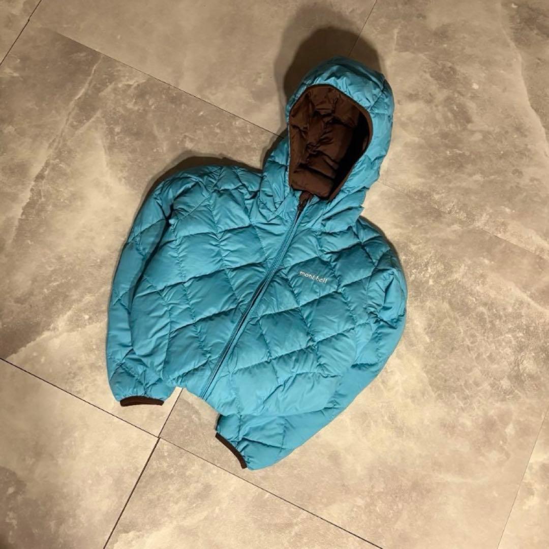 00s montbell リバーシブル キルティング ダウンジャケット テック系