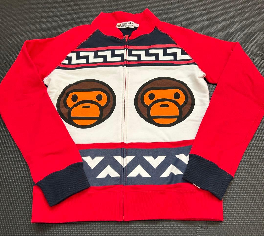 A BATHING APE ア ベイシング エイプ ジップアップ スウェット S