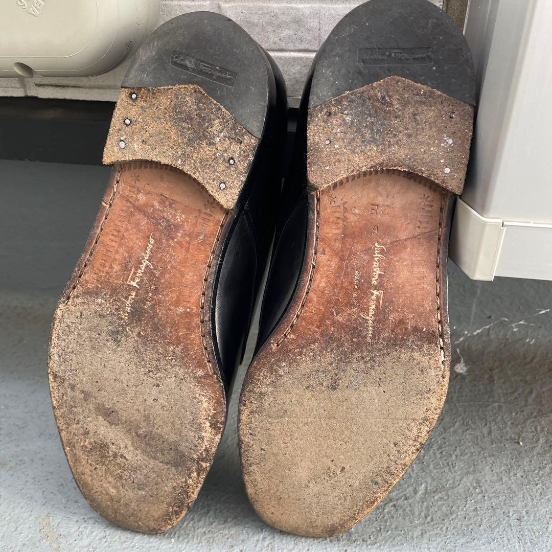 Ferragamo モンクストラップシューズ サイズ6 2E