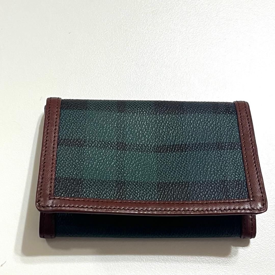 【新品】Polo Ralph Lauren 名刺入れ グリーン・ブラックチェック