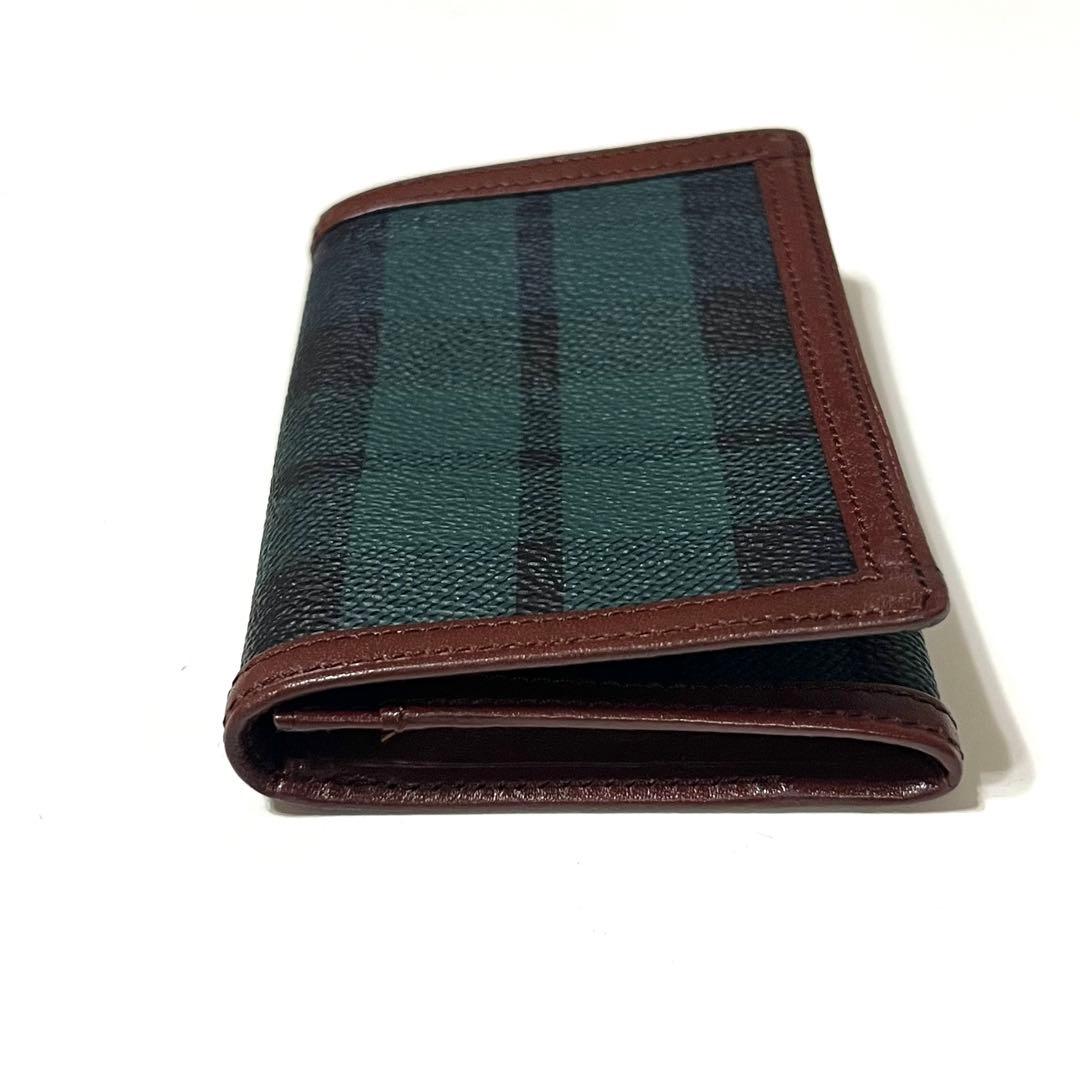 【新品】Polo Ralph Lauren 名刺入れ グリーン・ブラックチェック