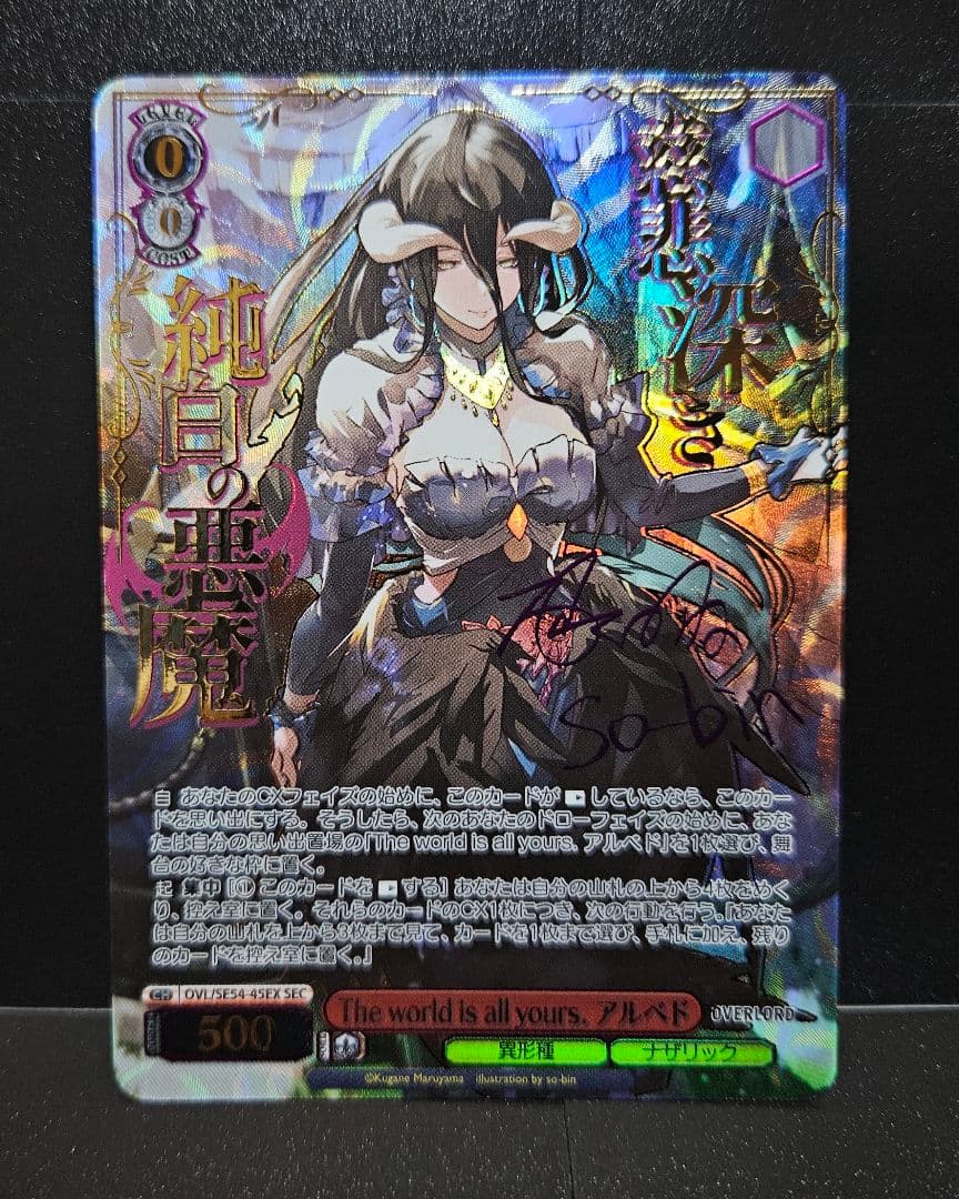 The world is all yours. アルベド　SEC