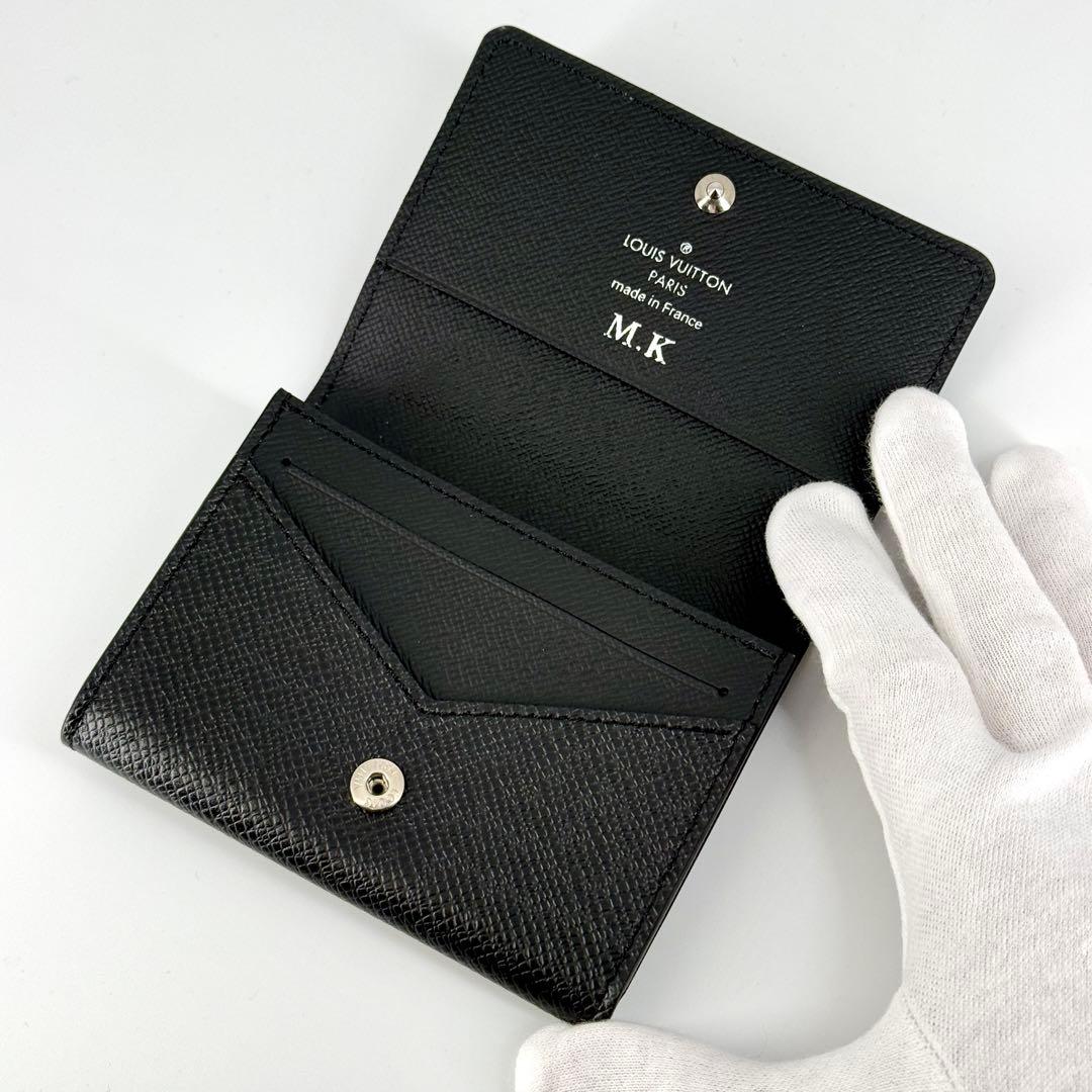 新品 ルイヴィトン タイガ カードケース 名刺入れ アンヴェロップ ブラック 黒