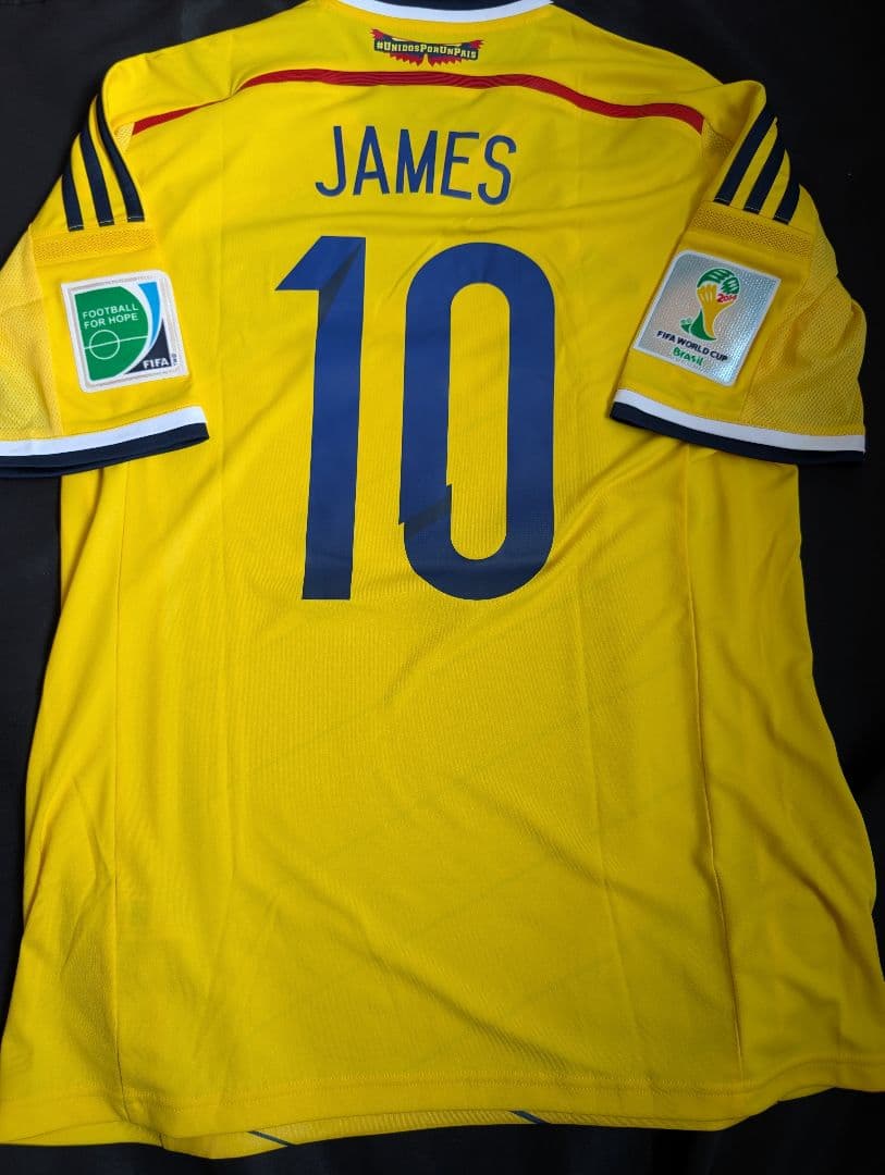 【新品タグ付き】コロンビア代表/ハメス・ロドリゲス/H/2014W杯モデル