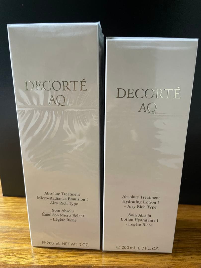 DECORTÉ AQ アブソリュート　化粧水＆乳液