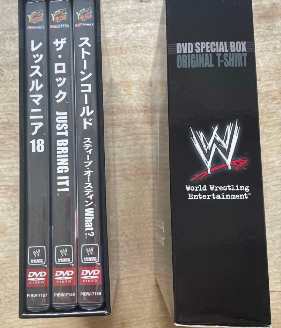 WWE DVD-BOX〈期間限定生産4枚組+TシャツHogan vs Rock〉