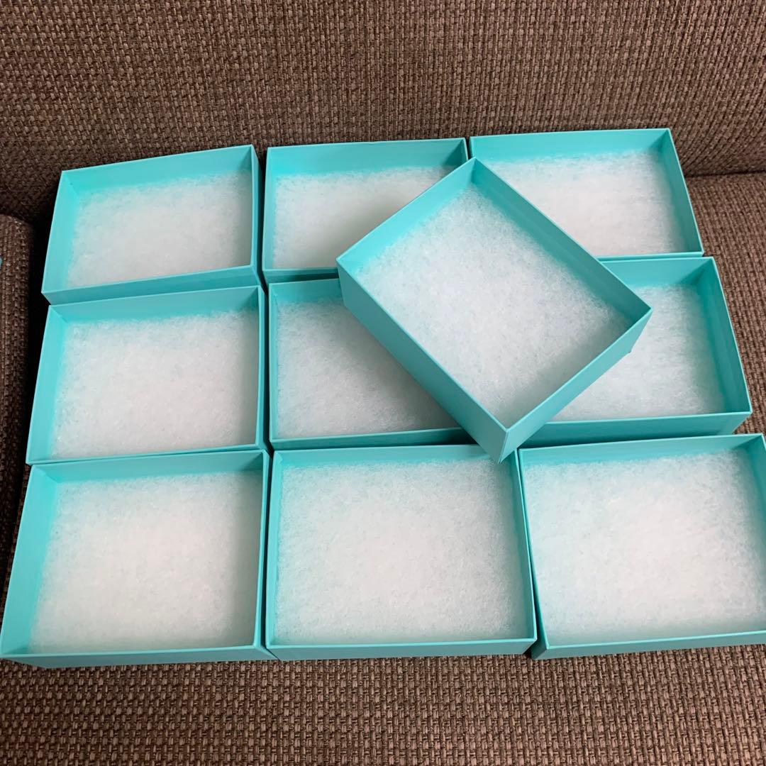 国内現行品　ティファニーブレスレット　空箱　アクセサリー小物入れ　10個セット