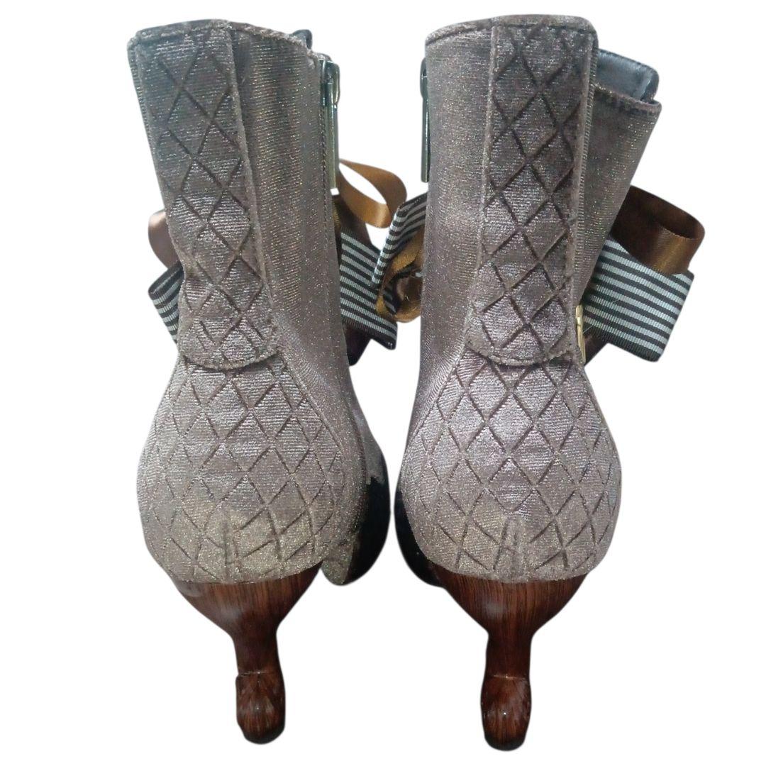 美品★完売品★mayla classic★ショートブーツ★ファー★猫脚ヒール