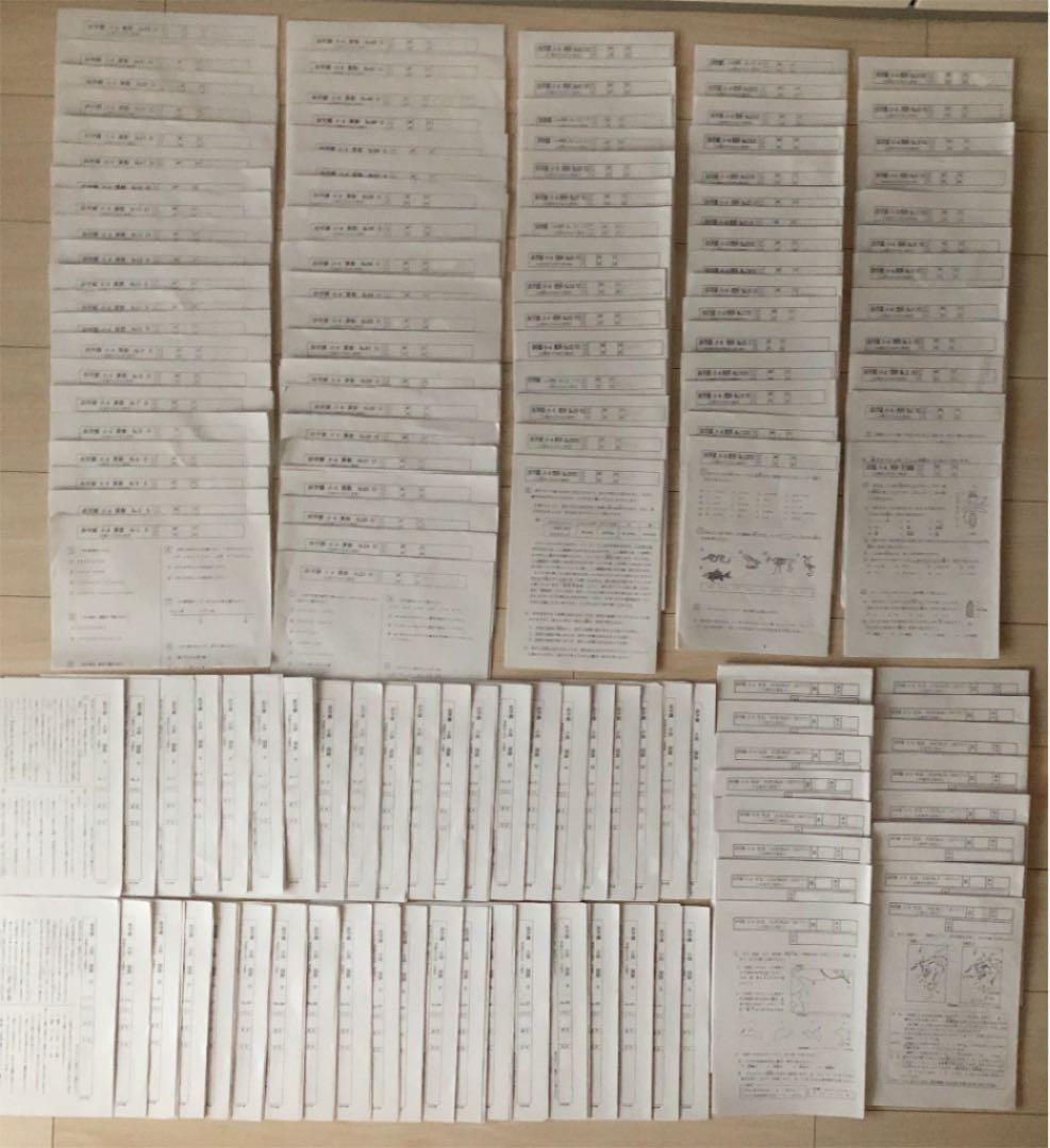 浜学園　4年生　復習テスト　国算理社　全42回分