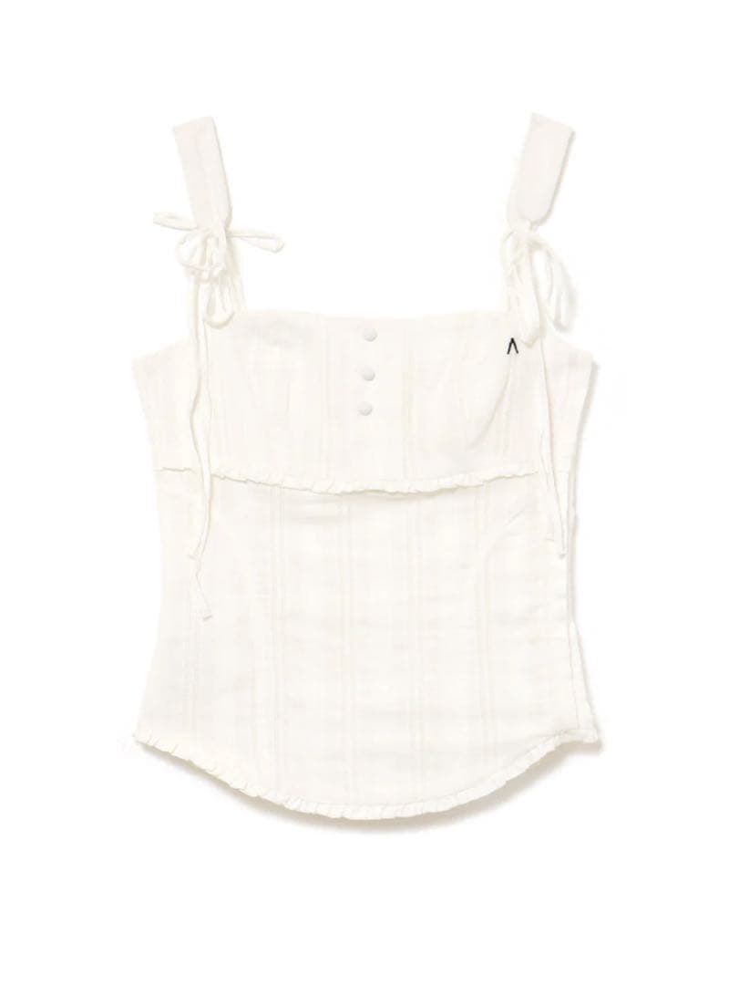 【値下げ中】andmary Emma lace tops white