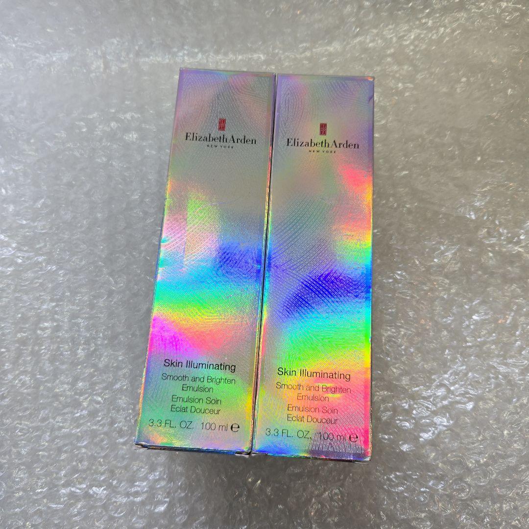 未使用　エリザベスアーデン スキン イルミネーティング 乳液 100ml　2点