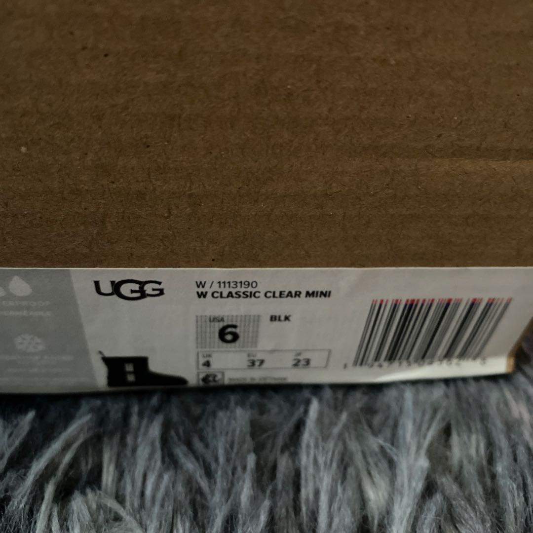 ニコちゃんUGG ブラック ムートンブーツ