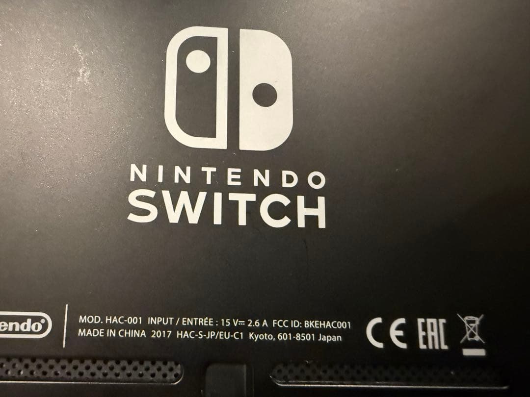 Nintendo Switch グレー 本体 ドック付き