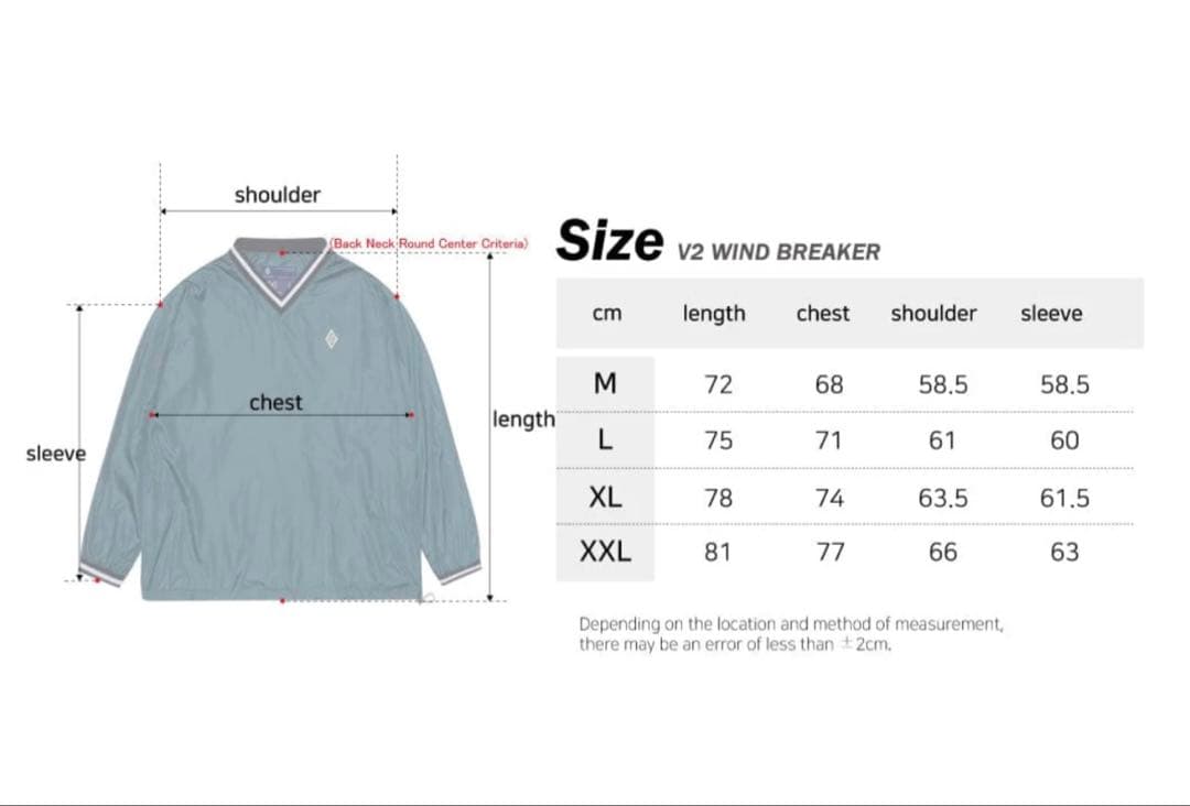 SPECIAL GUEST ウインドブレイカーV2 ブラック Vネック M