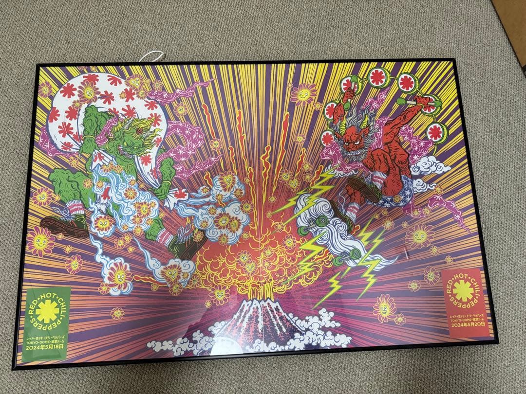 RED HOT CHILI PEPPERS レッチリ　リトグラフ　ポスター