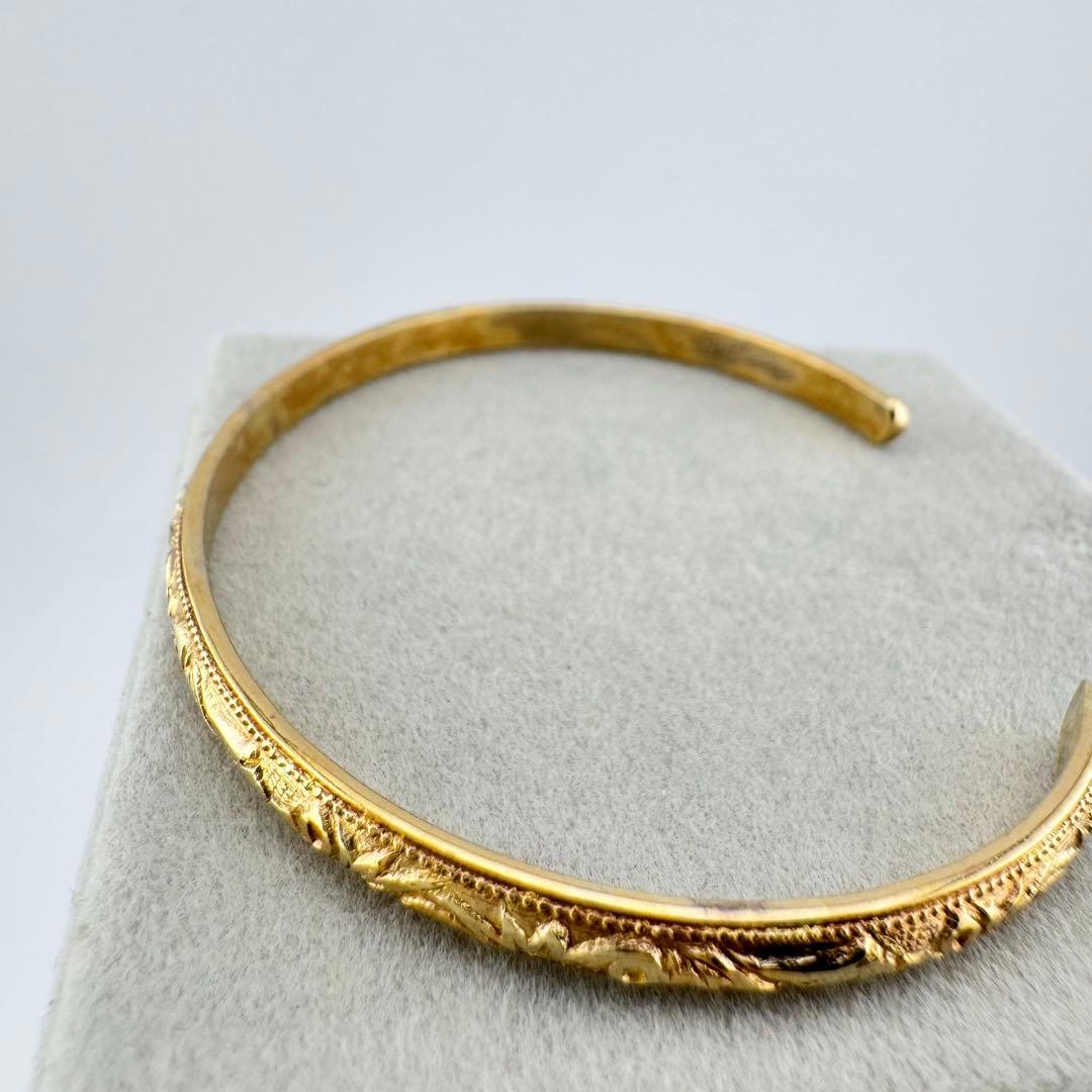 【最終価格！人気商品早い者勝ち！】agete ゴールドバングル　シルバー素材