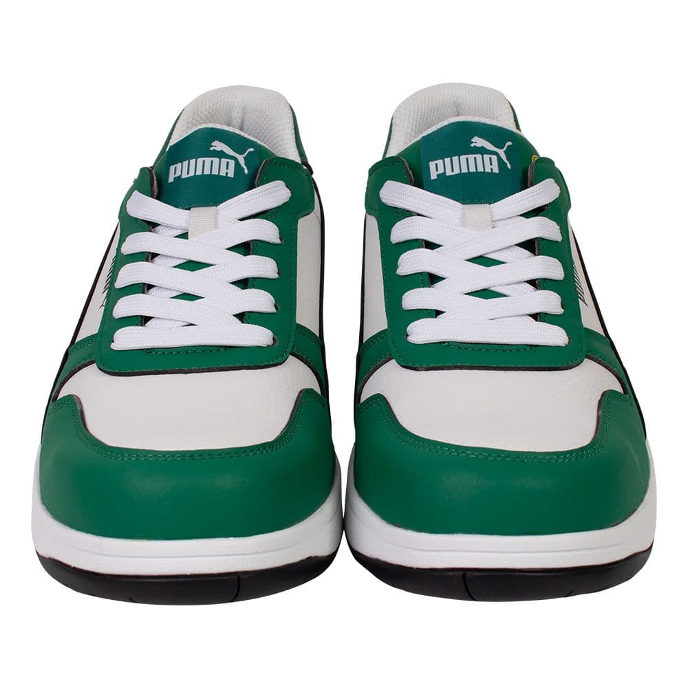 プーマ安全靴#64.209 27.0cmフロントコート　グリーンロー