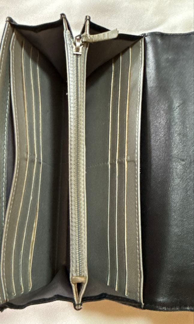 CHANEL ブラック 長財布 カメリア 箱付きココマーク