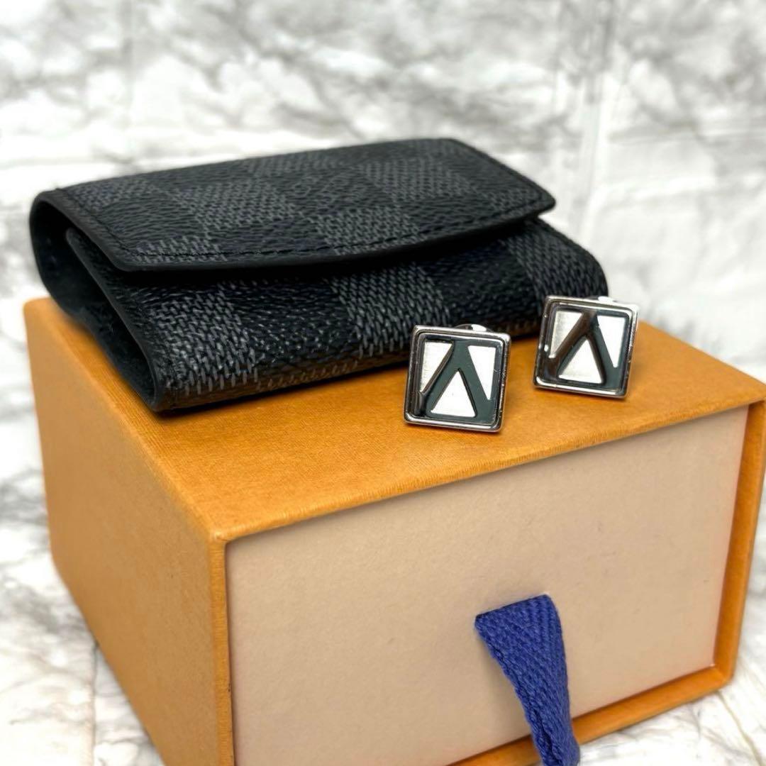 ルイヴィトン　LOUIS VUITTON カフス　カフリンクス　M61986