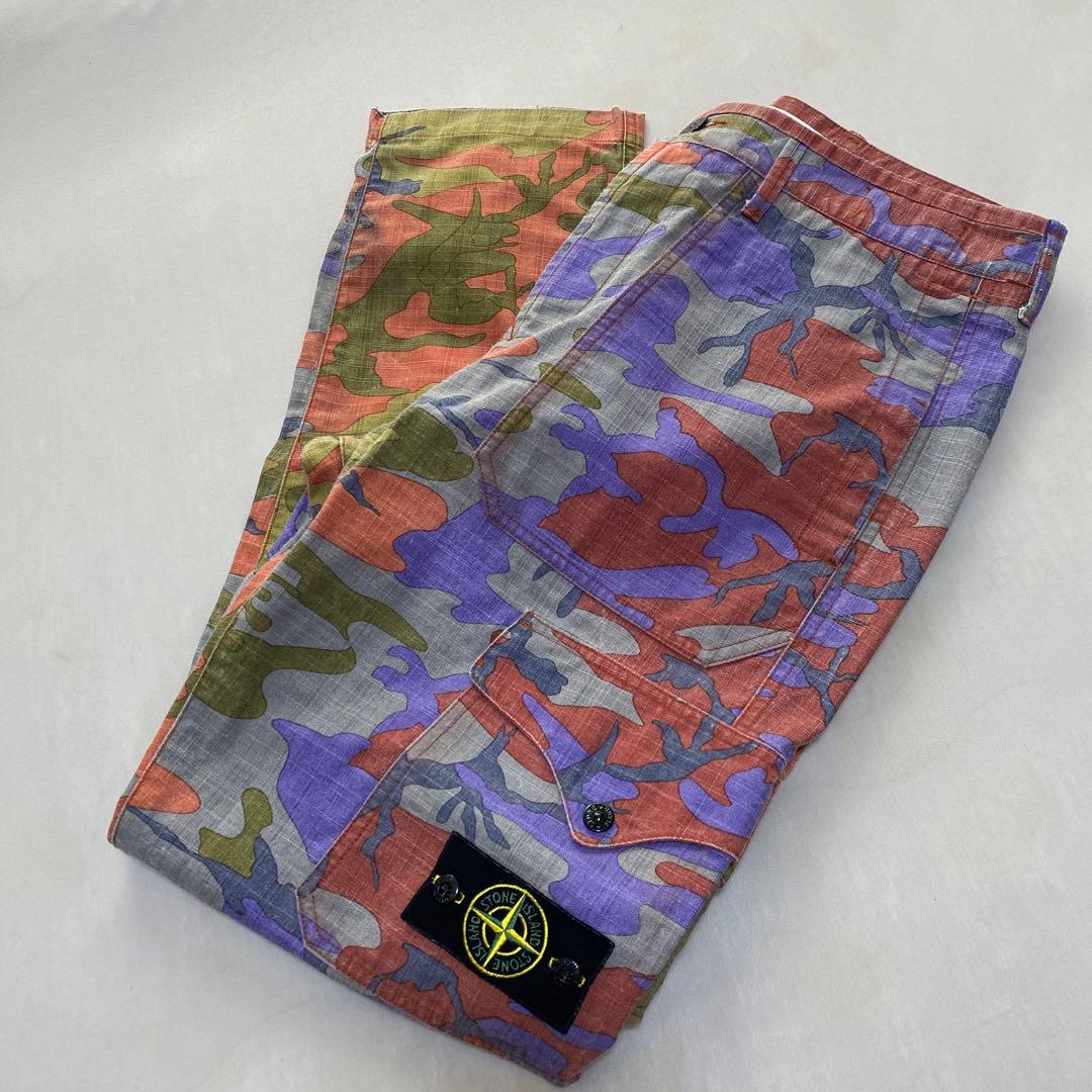 パンツ stone  heritage camo cargo pants