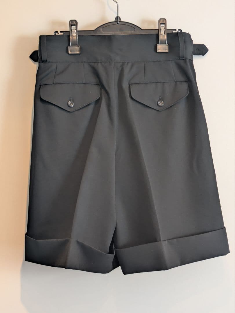 定番　THE RERACS　グルカショーツ　ブラック　サイズ46