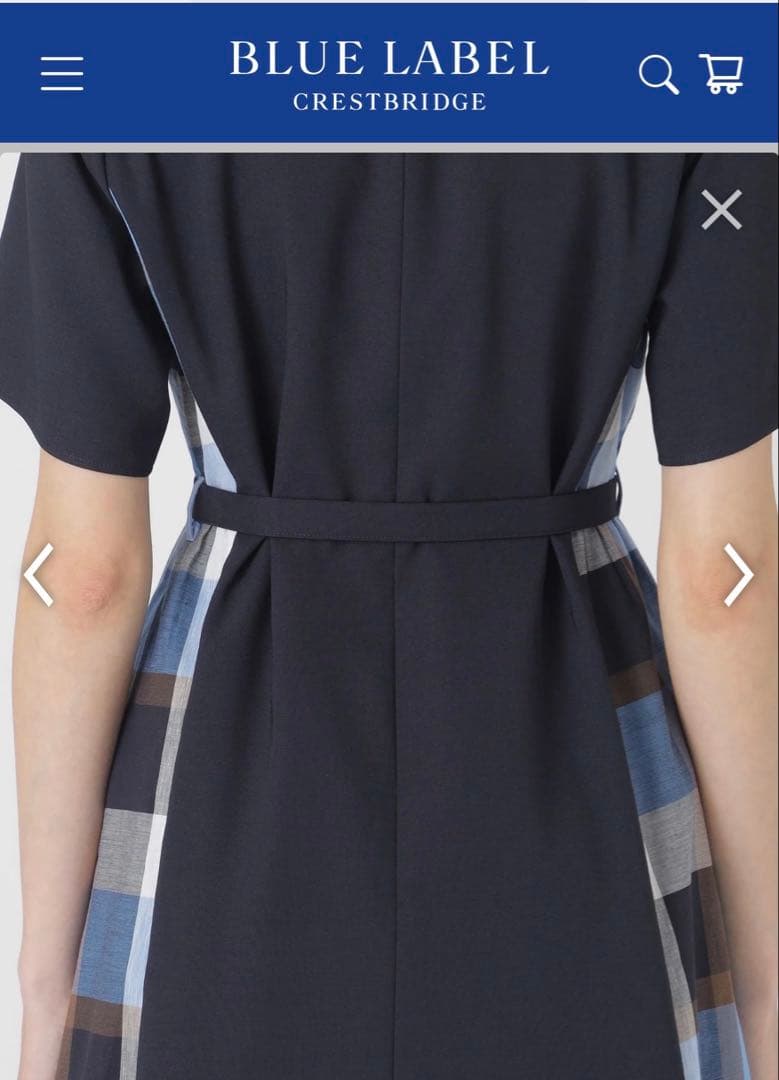 SALE⭐︎ブルーレーベル　クレストブリッジ　ワンピース　完売品　美品　36サイズ