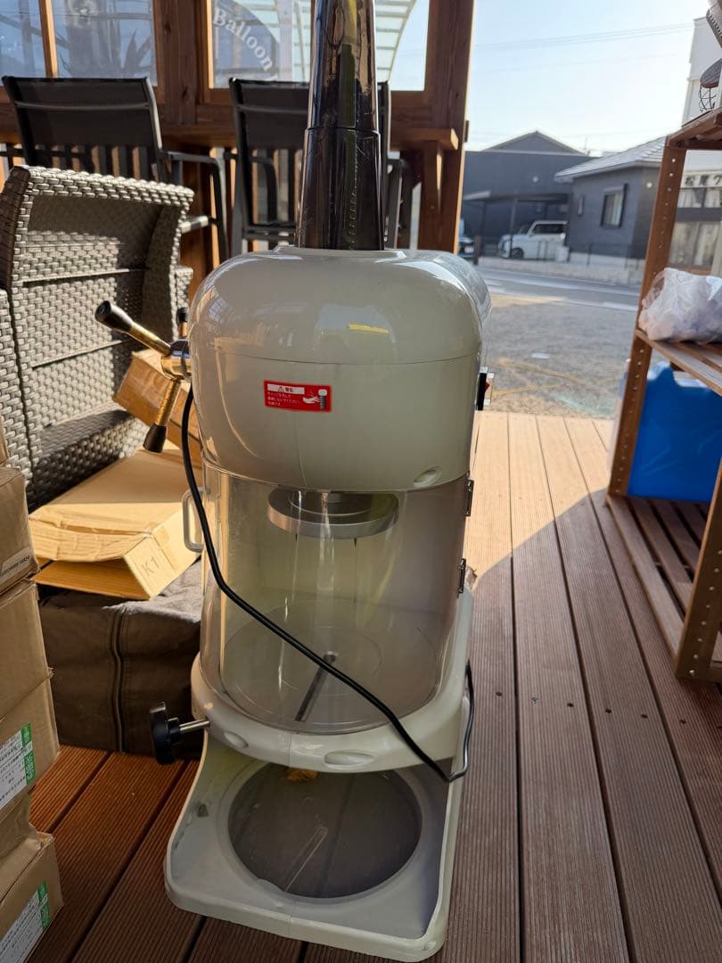 中型かき氷機 電動