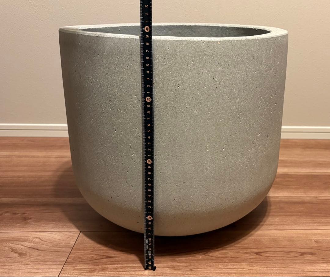 無印良品　セメント鉢　カバー　プランターカバー