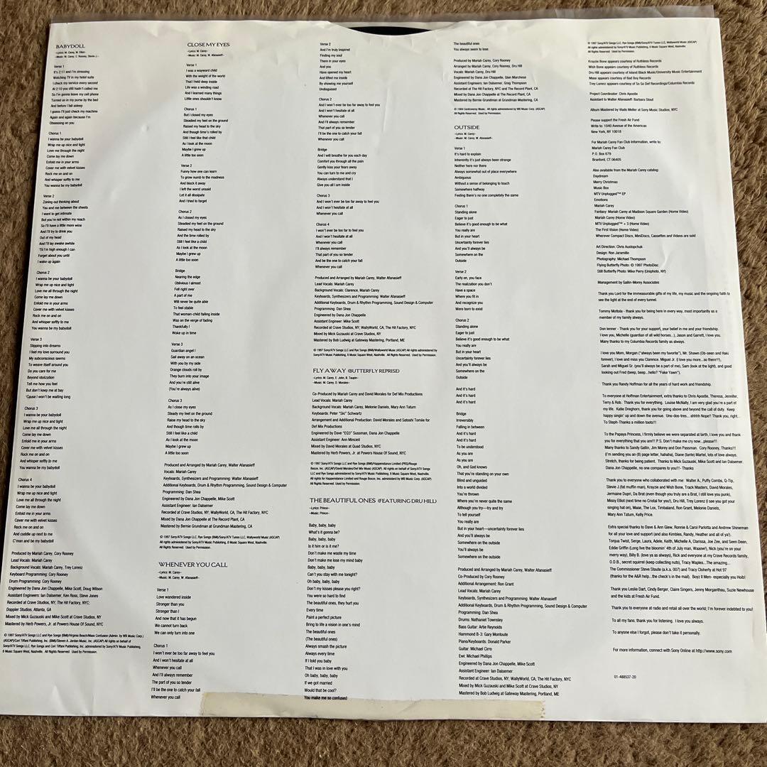 洋楽 MariahCarey Butterfly