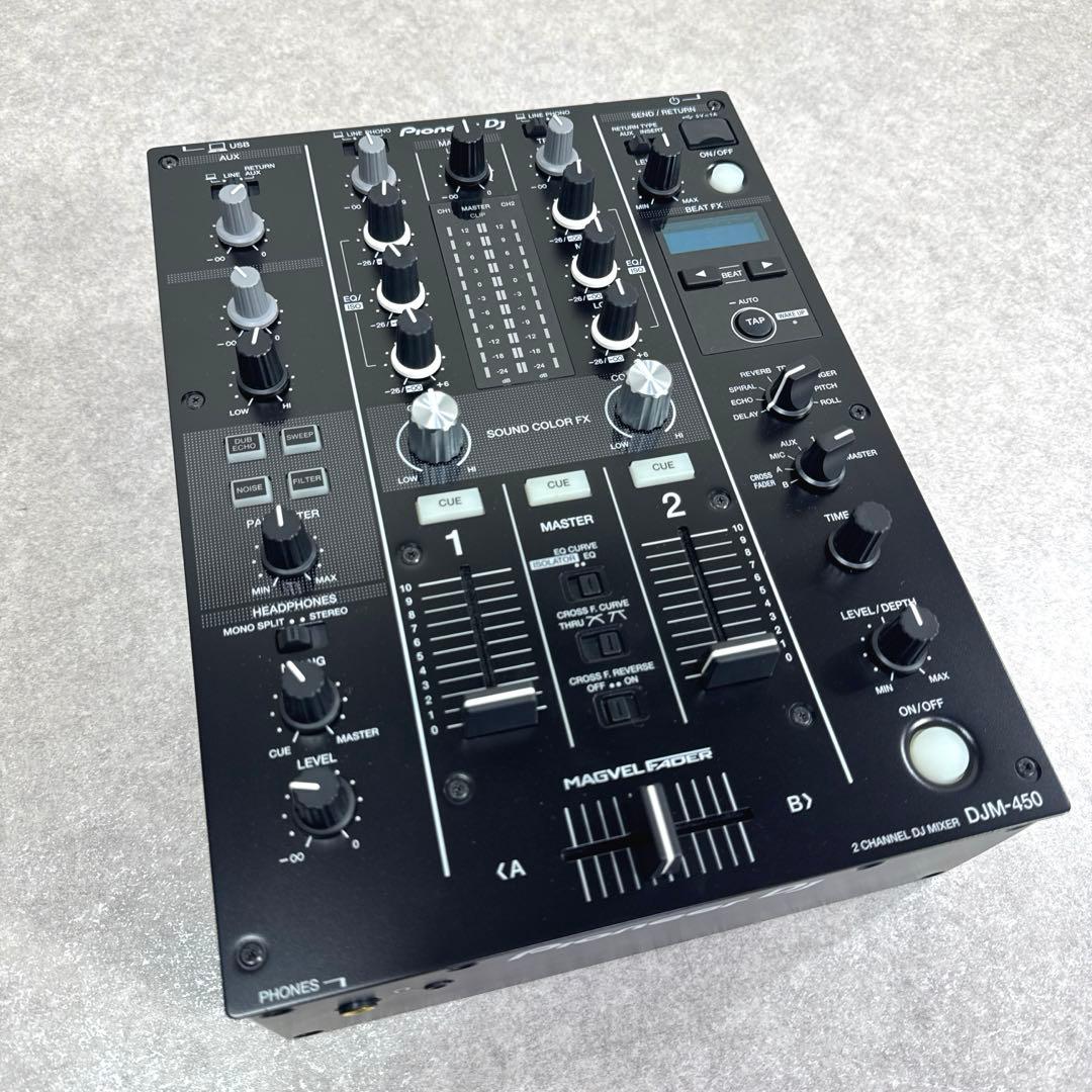 【美品】 Pioneer DJ DJM-450 DJミキサー 18年製
