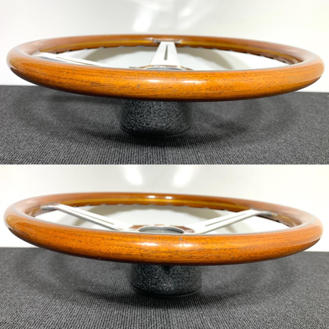 ナルディ クラシック ウッドステアリング 良品 ホーンボタン＆ホーンリング付き