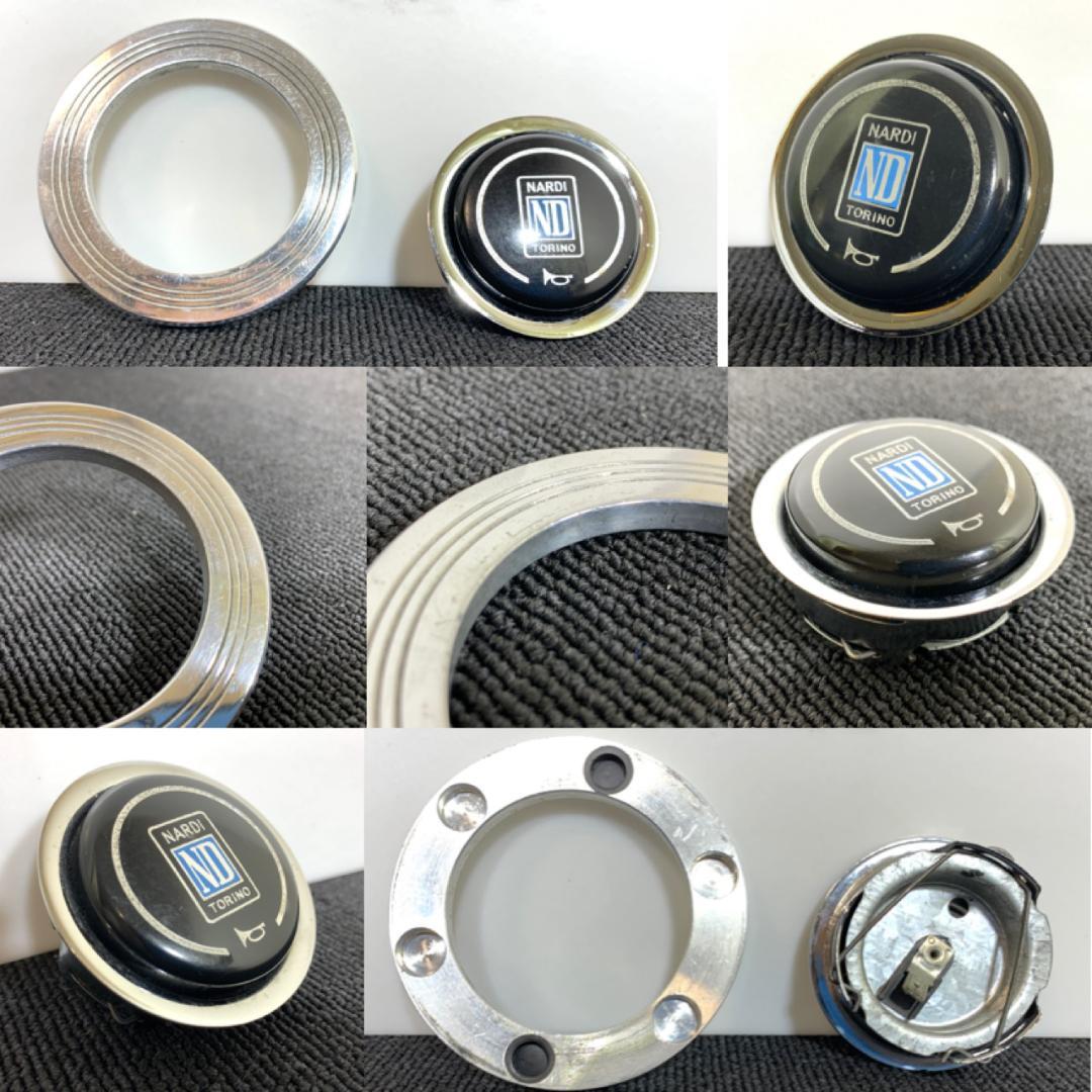 ナルディ クラシック ウッドステアリング 良品 ホーンボタン＆ホーンリング付き