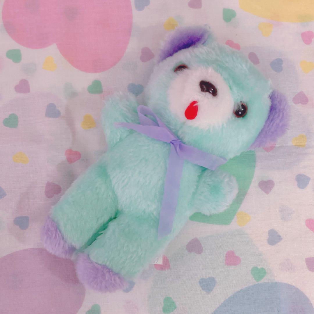 ♡vintage くまさんぬいぐるみ テディベア ファンシートイ spank♡
