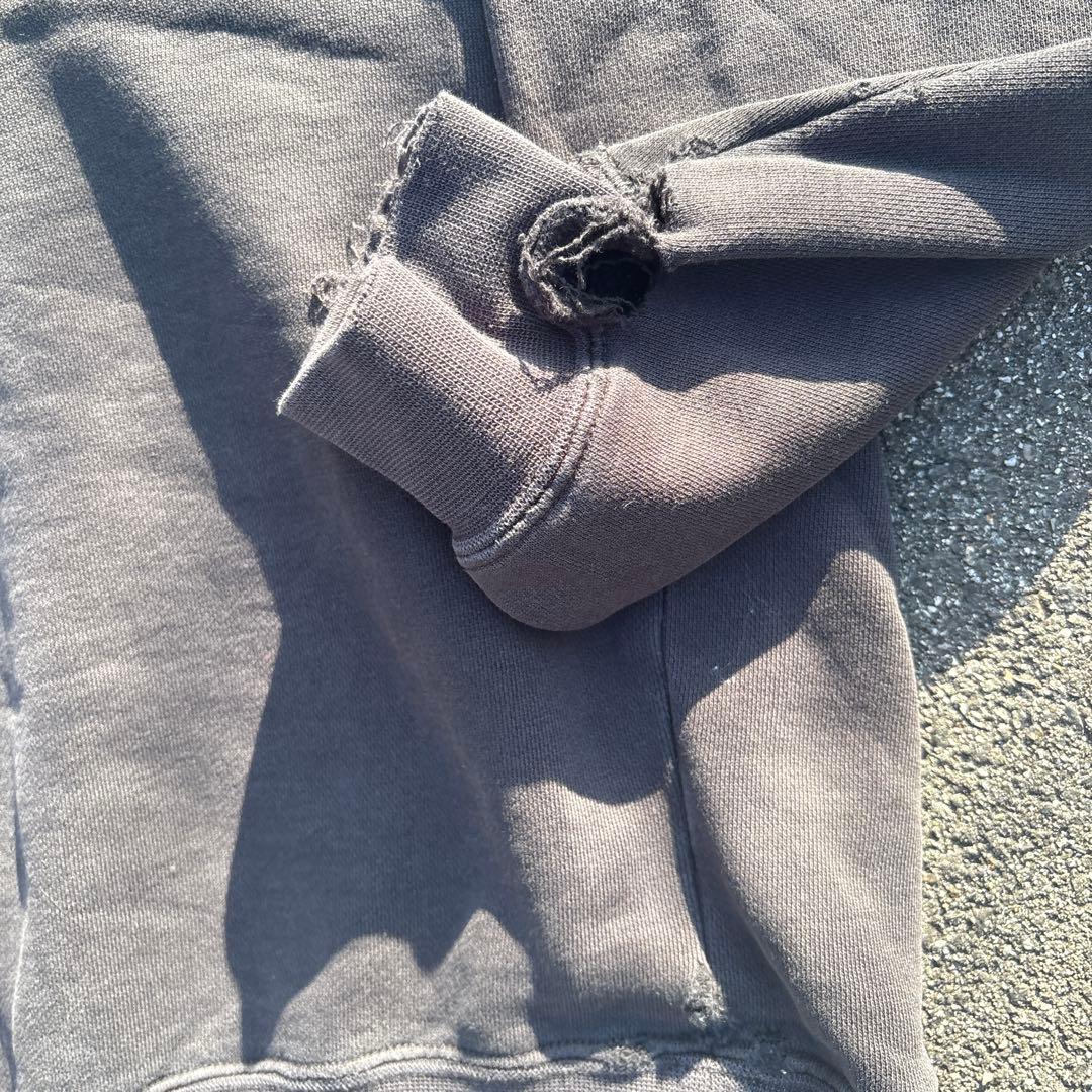 old stussy 90s ビンテージ　スウェット　フェード　ブラック　ボロ