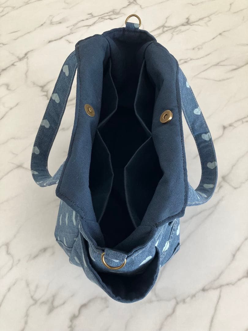 1040 ローザ　デニムリメイクバック　ハンドメイド