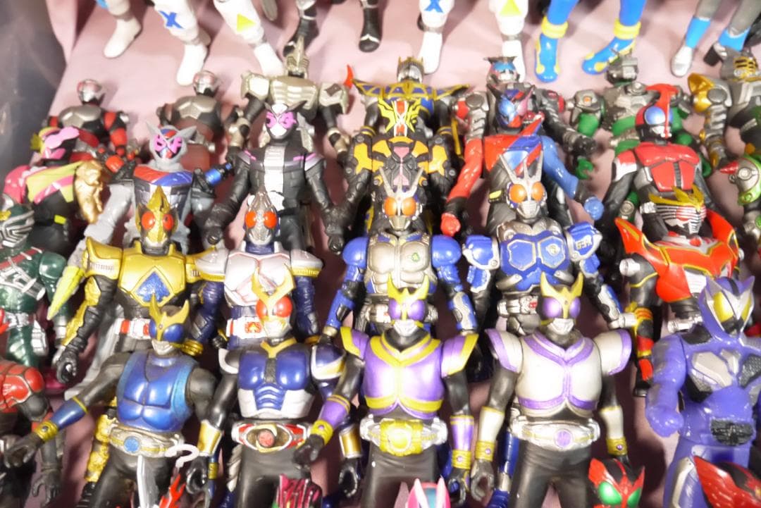 ライダーヒーローシリーズ　ビッグサイズソフビフィギュア　107体セット