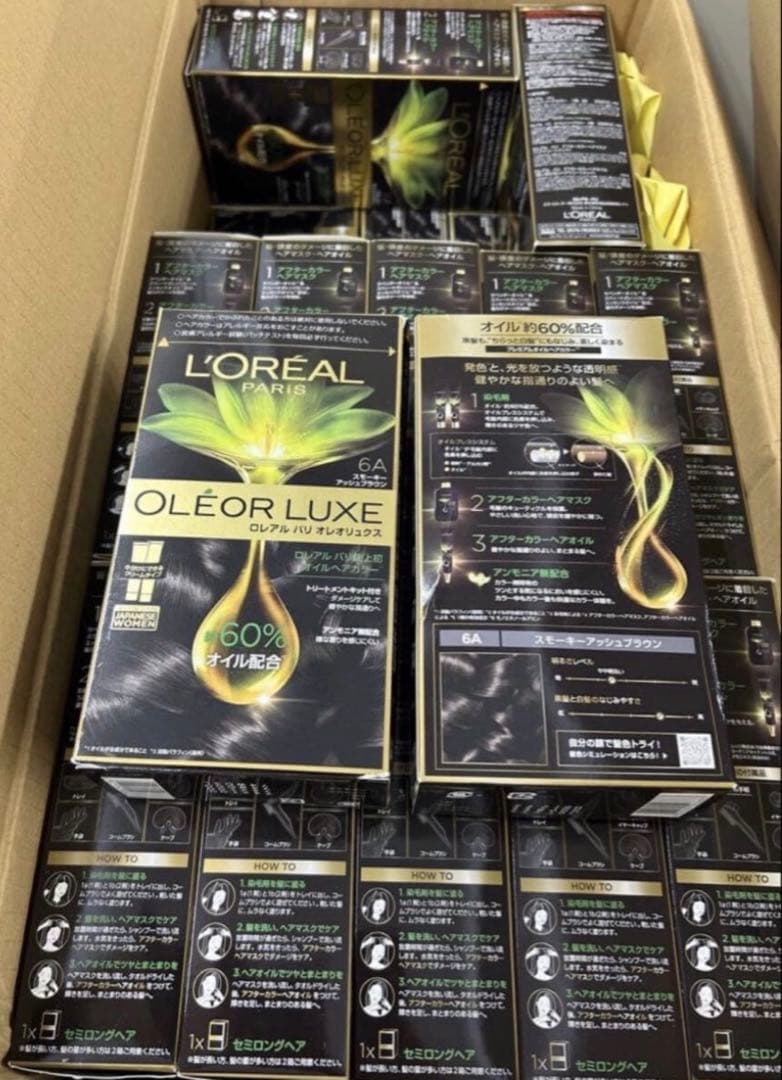 ロレアル L'OREAL OLÉOR LUXE 6A 40箱セット