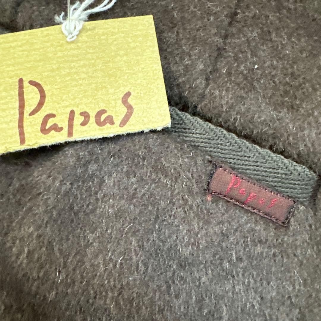 新品　Papas アンゴラウールパンツ　日本製　定価34000
