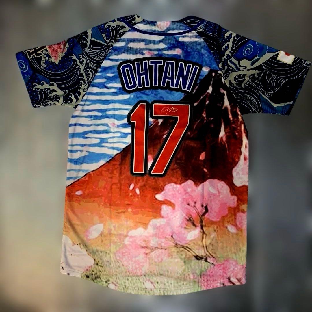 大谷翔平　ドジャース　ジャパニーズヘリテージナイトⅡ　桜吹雪ユニフォーム　激レア