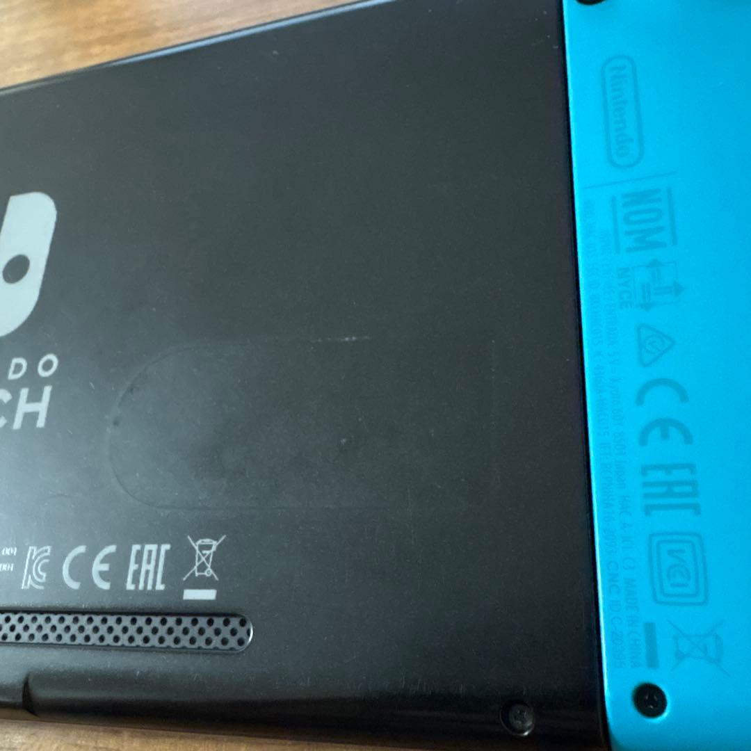 難あり NINTENDO SWITCH 本体 付属品全部あり 持ち運びケース付き