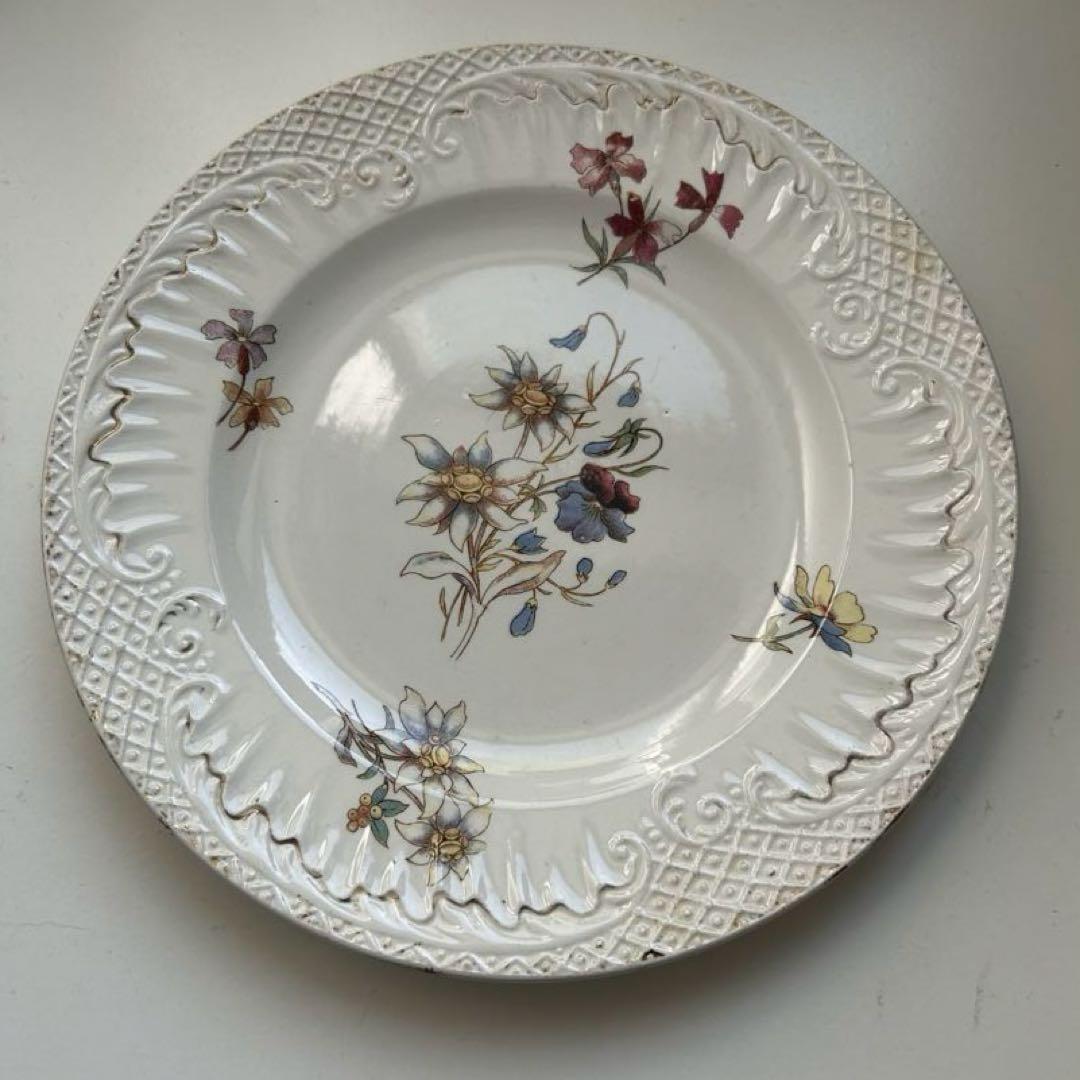 サルグミンヌ　リギ　デザートプレート　フランスアンティーク