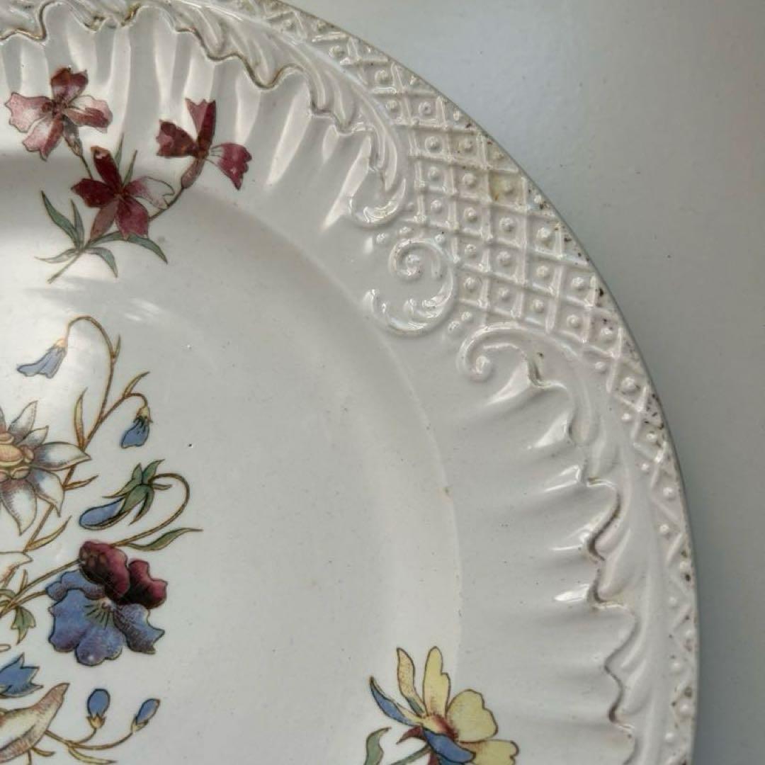 サルグミンヌ　リギ　デザートプレート　フランスアンティーク