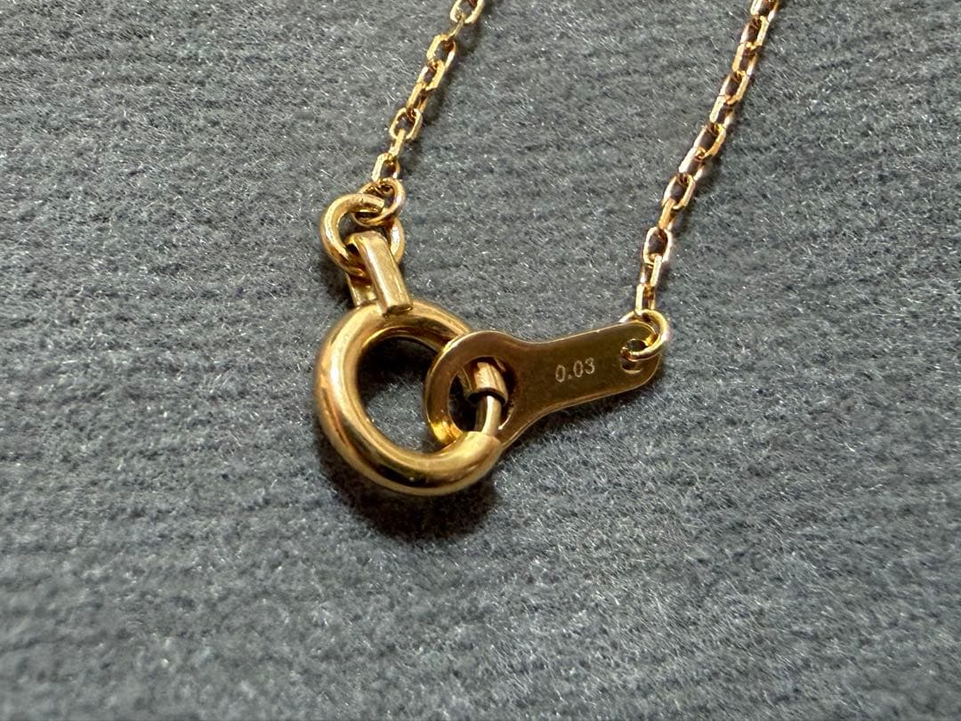 ete パヴェ ハート K18 PG ダイヤモンド0.03ct