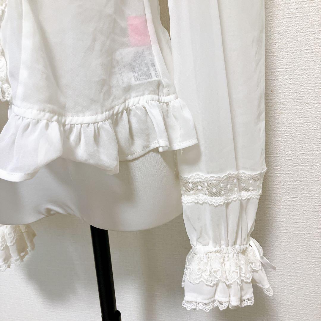 Angelic Pretty Sweet Creamブラウス　白