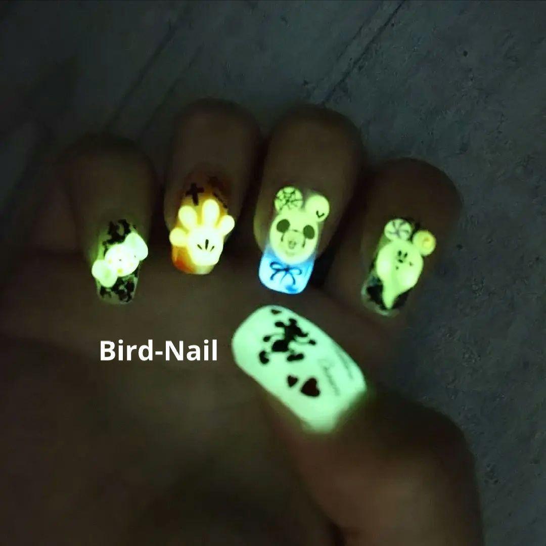 蓄光パーツ*ネイルパーツ*ハロウィン*おばけ